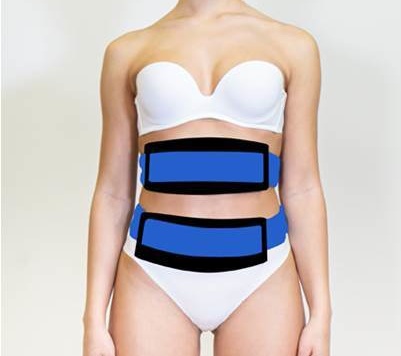 X-Tone Dimagrelle Selenia - Scarlett The Beauty Centre Pro - électrostimulation - ventre