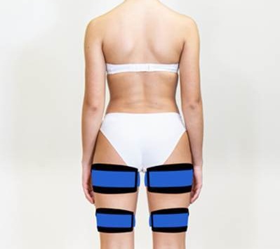 X-Tone Dimagrelle - électrostimulation - jambe arrière
