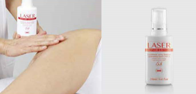 Lotion laser pour l'épilation définitive laser